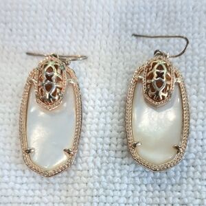 Heavily Tarnished Lightly scratched Kendra Scott Emmy Earrings